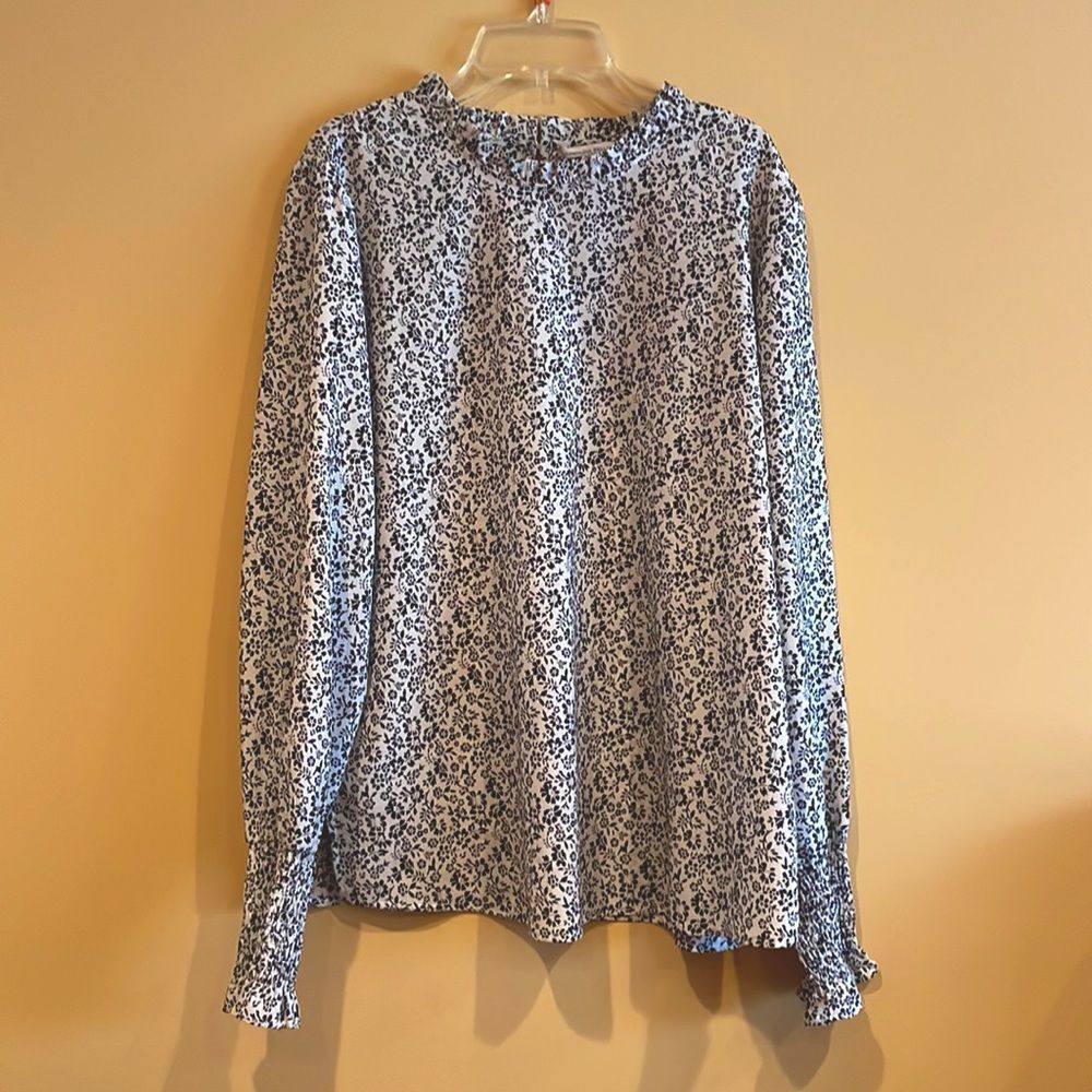 Long Sleeve Floral Blouse
